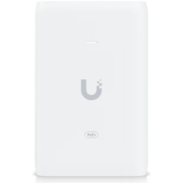 Ubiquiti U-PoE+ PoE Adapter (30W), White U-PoE+