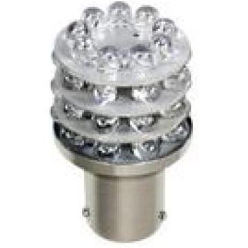 BAY15D BULB 12V W/36 RED LED