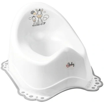Neslīdošs naktspodiņš Maltex Zebra 6517_60, balts