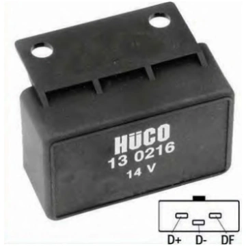 Ģeneratora sprieguma regulators 14v HITACHI 130216