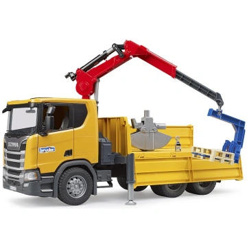 Bruder Scania Super 560R Construction truck with c