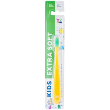 WOOM Kids Extra Soft zobu birste, 1 gab