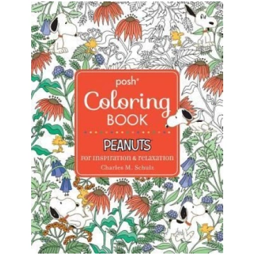 Posh Adult Coloring Book: Peanuts for Inspiration 