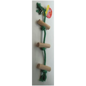 Rope With Wooden Cylinders, 55cm No Name