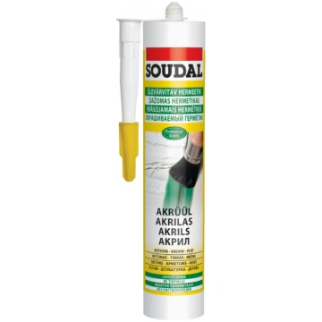 Soudal Paintable Sealant Akrila hermētiķis, balts,