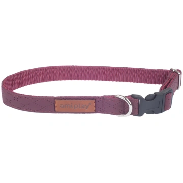 Kaklasiksna suņiem Amiplay Cambridge, sarkana krās