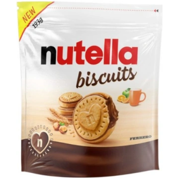 NUTELLA cepumi ar riekstu-šokolādes krēmu, 193g FE
