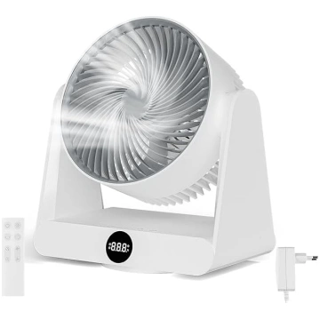 Dreamhigh klusais ventilators ar tālvadības pulti,