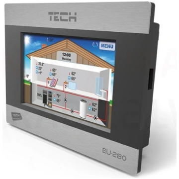 TECH istabas termostats EU-280 ar bezvadu moduli E