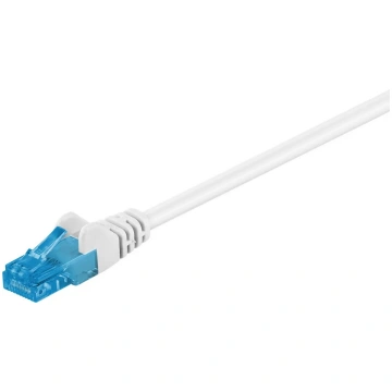 GOOBAY Cat6a U/UTP tīkla kabelis 0.5 m, balts, RJ-