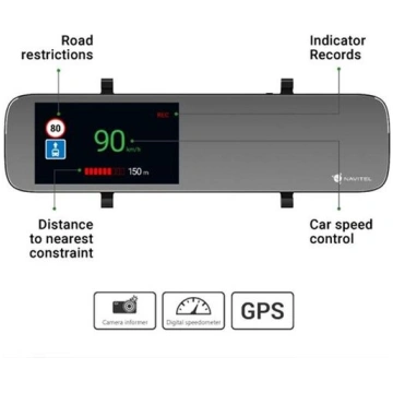 Atpakaļgaitas kamera - NAVITEL - MR450 - Full HD -