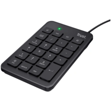Trust 22221 numeric keypad USB Notebook/PC Black