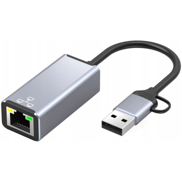 Karta sieciowa Bounn Adapter USB/TYPE C Ethernet 1