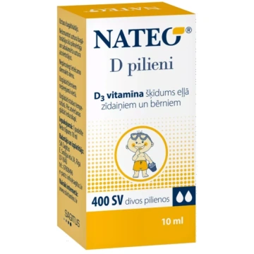 NATEO D 400 SV pilieni, 10 ml