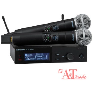 Shure SLXD24D+E/58-G65 SM58 bezvadu sistēma (470-6