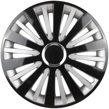 Hubcap FALCON 15" black&silver AMIO L58137