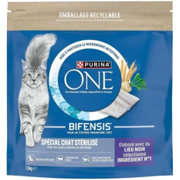 PURINA ONE īpaši sterilizētiem kaķiem paredzētā ba