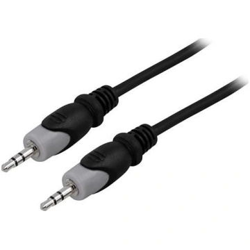 Kabel Deltaco Jack 3.5mm - Jack 3.5mm 2m czarny (M