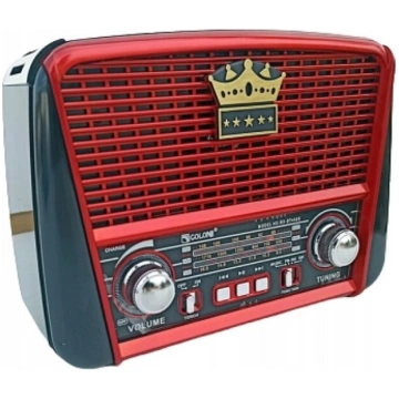 Retro MP3 radio atskaņotājs Golon RX-BT455S saules