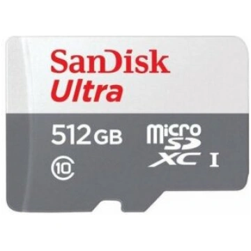 Atmiņas karte SanDisk Ultra microSDXC 512GB + Adap