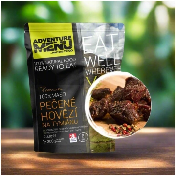 100procent MEAT Roasted beef on thyme Adventure Me