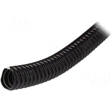 Protective tube | Size: 16 | PVC | black | L: 30m 