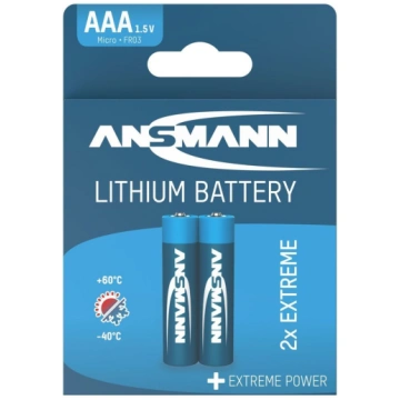 10x2 Ansmann Lithium Micro AAA LR 03 Extreme