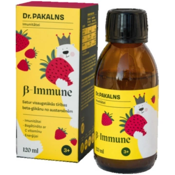 DR.PAKALNS Beta Immune balzāms bērniem, 120 ml RĪG