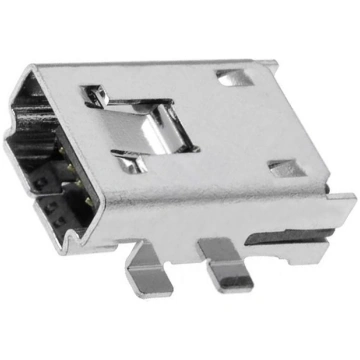 Connector: USB A mini; socket; SMT; PIN: 4; horizo