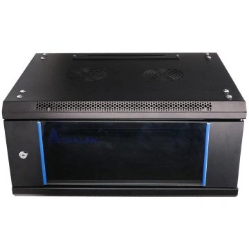 Extralink Rackmount cabinet 4U 600x450 Black wall