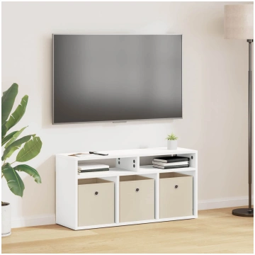 Zemais galds ar atvilktni balts 87 x 27,5 x 43 cm
