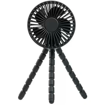 USB galda ventilators ar akumulatoru un statīvu, m