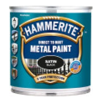 Hammerite PAINT HAMMERITE SATEEN BLACK 2.5L
