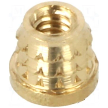 Threaded insert | brass | M1,6 | BN 37901 | L: 2mm
