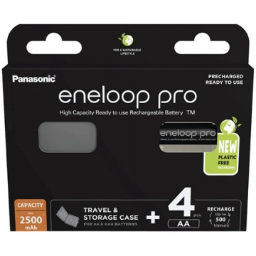 Panasonic uzlādējamas baterijas ENELOOP BK-3HCDEC4