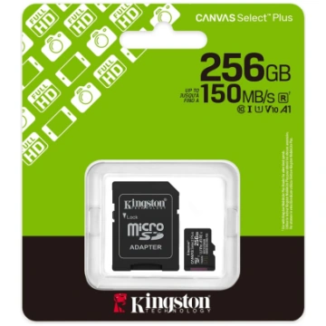 microSD atmiņas kartes, KINGSTON, KINGSTON 256GB m