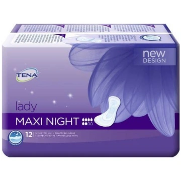 Lady Maxi Night Pads 12 units Tena