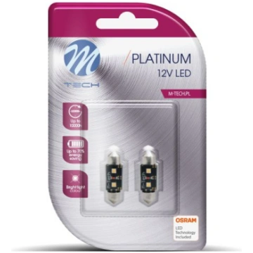 LED gaismas spuldze C5W (2 gab.) Platinum 6000K 12