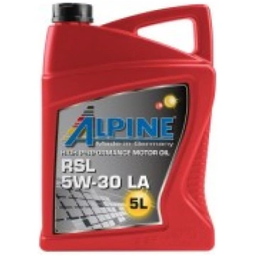Motoreļļa Alpine RSL 5W-30 LA 5 L. Ir noliktavā