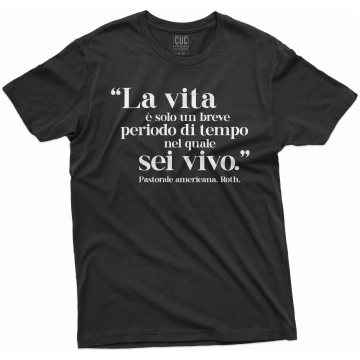 Like New Book T-Shirt La vita è solo un breve peri
