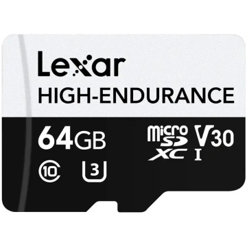 Lexar High-Endurance microSDHC/microSDXC 64GB memo