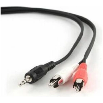 Kabelis Cablexpert 2.5m, 3.5mm/2xRCA, M/M 2.5 ", B