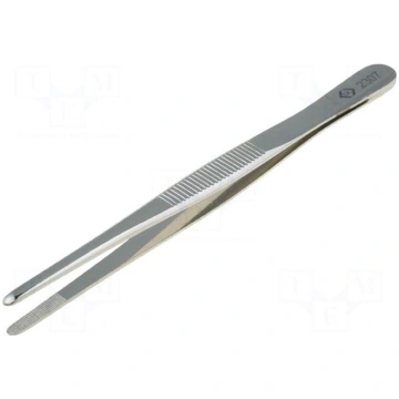 Tweezers | Tweezers len: 145mm | Blades: straight,