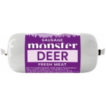 Monster Dog Sausage Deer 6x400g - Desa suņiem ar b