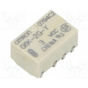 Relay: electromagnetic; DPDT; Ucoil: 3VDC; Icontac