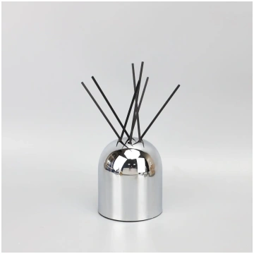 Gold Metal Reed Diffuser Bottle - silver