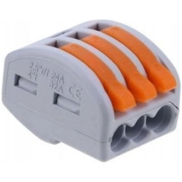 Aptel Szybkozlaczka z dzwignia 3x 0 08-4mm2 ZU-403
