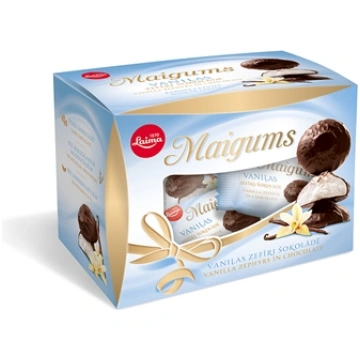 Zefīrs šokolādē LAIMA Maigums Mini ar vaniļas garš