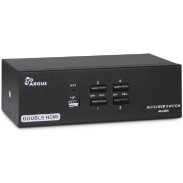 Inter-Tech AS-42HA HDMI KVM switch Black 88887244