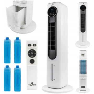 Kolonnas ventilators ar ūdens dzesēšanu un jonizāc